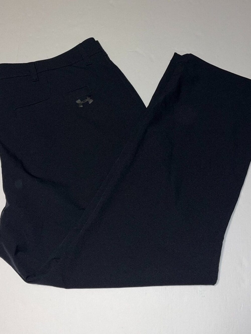 Under Armour men's black golf pants chino performance pants size 42x30